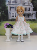 Spring Paisley - dress, jacket, hat, tights & shoes for Little Darling Doll