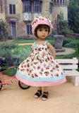 Spring Song - dress, hat & sandals for Little Darling Doll or 33cm BJD