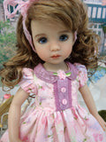Spring Sweet Pea - dress, socks & shoes for Little Darling Doll or 33cm BJD