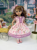 Spring Sweet Pea - dress, socks & shoes for Little Darling Doll or 33cm BJD