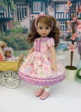 Spring Sweet Pea - dress, socks & shoes for Little Darling Doll or 33cm BJD