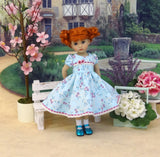 Springtime Beauty - dress, socks & shoes for Little Darling Doll or other 33cm BJD