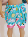 Springtime Sun - babydoll top, bloomers, hat & sandals for Little Darling Doll