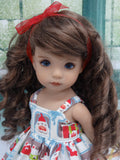 St. Nick - dress, tights & shoes for Little Darling Doll or 33cm BJD