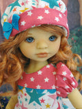 Star Struck - dress, hat, tights & shoes for Little Darling Doll
