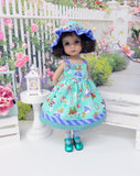 Storybook Wonderland - dress, hat, socks & shoes for Little Darling Doll or 33cm BJD
