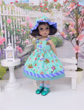 Storybook Wonderland - dress, hat, socks & shoes for Little Darling Doll or 33cm BJD