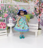 Storybook Wonderland - dress, hat, socks & shoes for Little Darling Doll or 33cm BJD