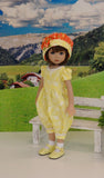 Summer Butterfly - jumper, romper, hat, socks & shoes for Little Darling Doll