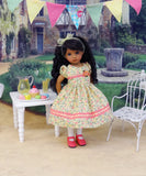 Summer Garden - dress, tights & shoes for Little Darling Doll or 33cm BJD