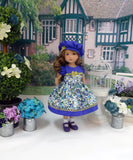 Summer Meadow - dress, hat, socks & shoes for Little Darling Doll or 33cm BJD