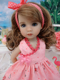 Summer Seahorse - dress & sandals for Little Darling Doll or 33cm BJD