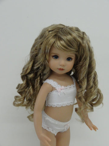 Summer Wig in Honey Ash Blonde - for Little Darling dolls