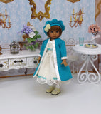 Sunday Best - Coat, beret, dress, slip & shoes for Little Darling Doll or 33cm BJD