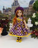 Sunflower Suzie - dress, hat, socks & shoes for Little Darling Doll or other 33cm BJD
