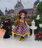 Sunflower Suzie - dress, hat, socks & shoes for Little Darling Doll or other 33cm BJD