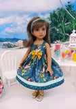 Surfer Girl - dress & sandals for Little Darling Doll or 33cm BJD