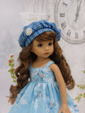 Suzie Snowflake - dress, jacket, beret, tights & shoes for Little Darling Doll or 33cm BJD
