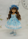 Suzie Snowflake - dress, jacket, beret, tights & shoes for Little Darling Doll or 33cm BJD