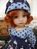 Swan Lake - dress, hat, tights & shoes for Little Darling Doll or 33cm BJD