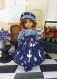 Swan Lake - dress, hat, tights & shoes for Little Darling Doll or 33cm BJD