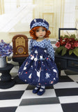 Swan Lake - dress, hat, tights & shoes for Little Darling Doll or 33cm BJD