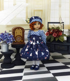 Swan Lake - dress, hat, tights & shoes for Little Darling Doll or 33cm BJD