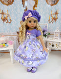 Sweet Hello Kitty - dress, hat, tights & shoes for Little Darling Doll or 33cm BJD
