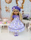 Sweet Hello Kitty - dress, hat, tights & shoes for Little Darling Doll or 33cm BJD