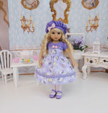 Sweet Hello Kitty - dress, hat, tights & shoes for Little Darling Doll or 33cm BJD