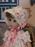 Sweet Innocence - dress, bonnet, bloomers, socks & shoes for Little Darling Doll or 33cm BJD
