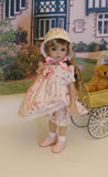 Sweet Innocence - dress, bonnet, bloomers, socks & shoes for Little Darling Doll or 33cm BJD