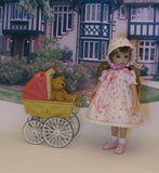 Sweet Innocence - dress, bonnet, bloomers, socks & shoes for Little Darling Doll or 33cm BJD