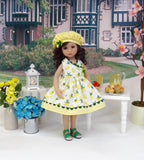 Sweet Lemon - dress, hat, & sandals for Little Darling Doll or 33cm BJD