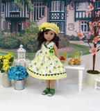 Sweet Lemon - dress, hat, & sandals for Little Darling Doll or 33cm BJD