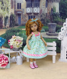 Sweet Meadow - dress, socks & shoes for Little Darling Doll or 33cm BJD