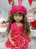 Sweetheart - dress, jacket, hat, socks and shoes for Little Darling Doll or 33cm BJD