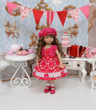 Sweetheart - dress, jacket, hat, socks and shoes for Little Darling Doll or 33cm BJD