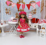 Sweetheart - dress, jacket, hat, socks and shoes for Little Darling Doll or 33cm BJD