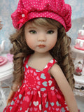 Sweetheart - dress, jacket, hat, socks and shoes for Little Darling Doll or 33cm BJD