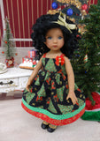 Tannenbaum - dress, tights & shoes for Little Darling Doll or 33cm BJD