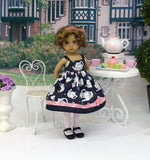 Tea for Two - two ensembles with dresses, tights & shoes for Little Darling Dolls or 33cm BJD
