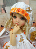 Terrific Tigger - babydoll top, bloomers, hat & sandals for Little Darling Doll