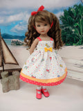 Tiny Seahorse - dress, socks & shoes for Little Darling Doll or 33cm BJD