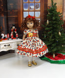 Toy Soldiers - dress, tights & shoes for Little Darling Doll or 33cm BJD