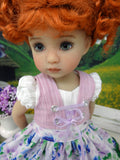 Trier Gardens - dirndl ensemble with tights & boots for Little Darling Doll or 33cm BJD