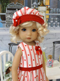 True Heart - romper, hat & shoes for Little Darling Doll