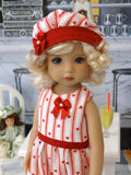 True Heart - romper, hat & shoes for Little Darling Doll