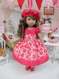 True Love - dress, hat, tights & shoes for Little Darling Doll or 33cm BJD