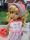 Twitterpated - romper, kerchief, socks & shoes for Little Darling Doll